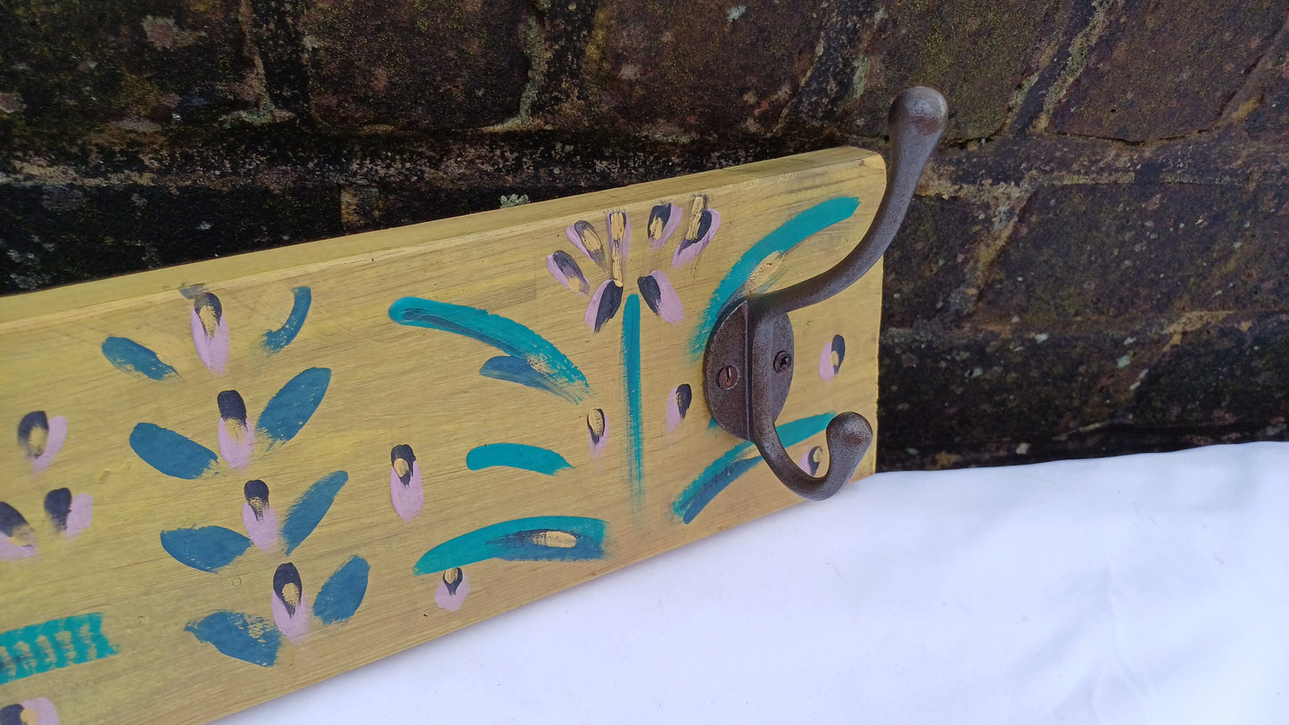 Annie Sloan Hooks Contemporary Painted Shabby Chic Coat Hooks Quality Iron Hooks Bespoke Hand Painted.