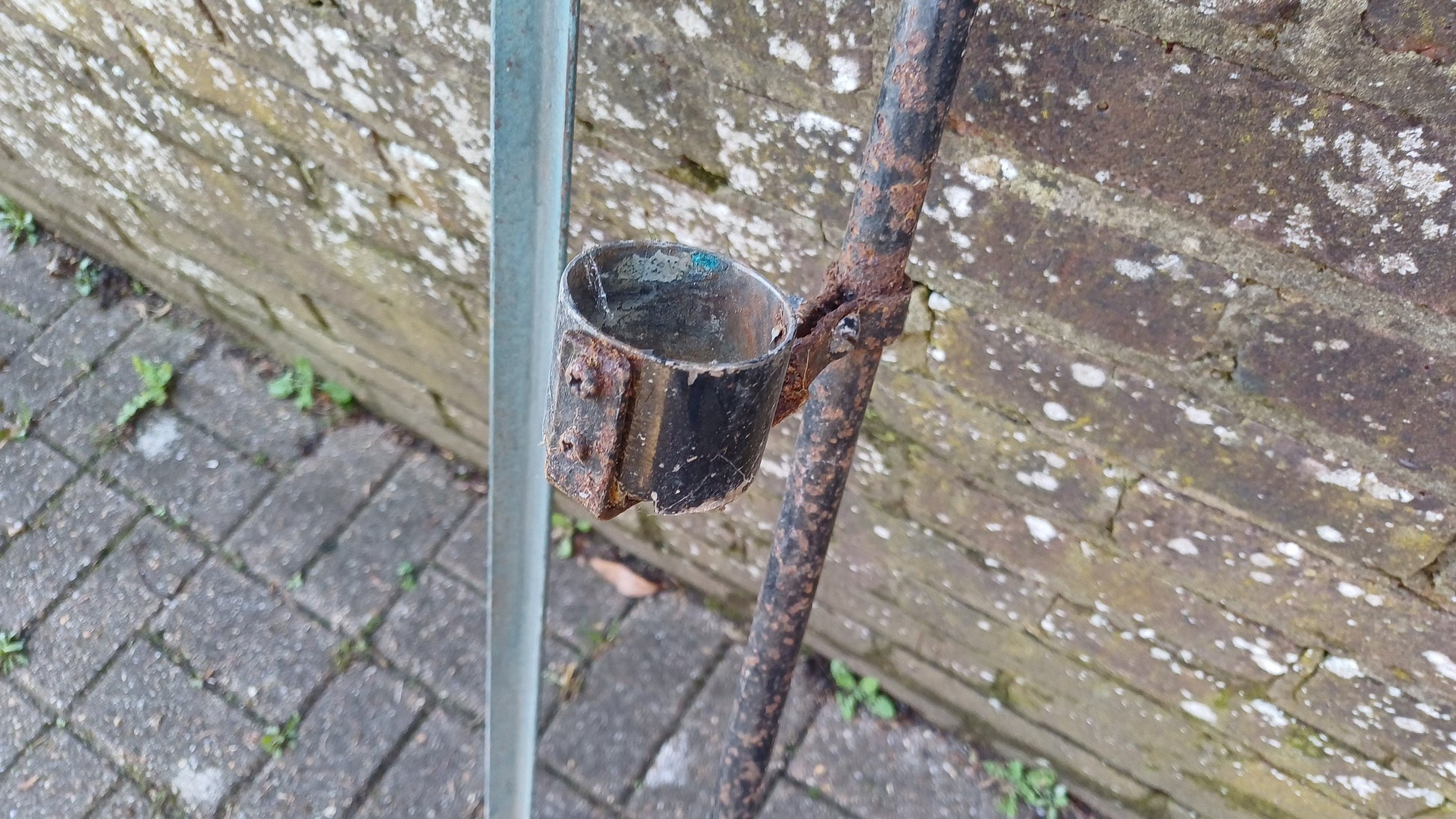Pair of Retro Vintage Metal Fishing Rod Stands Brent Hailsham Sussex.
