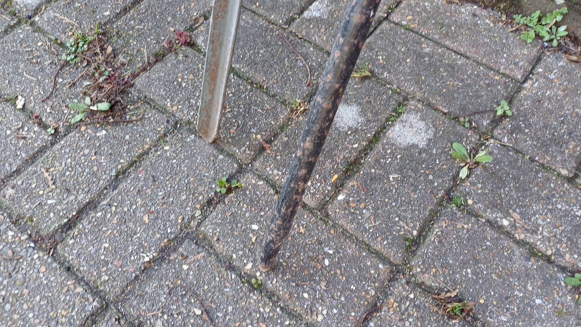 Pair of Retro Vintage Metal Fishing Rod Stands Brent Hailsham Sussex.