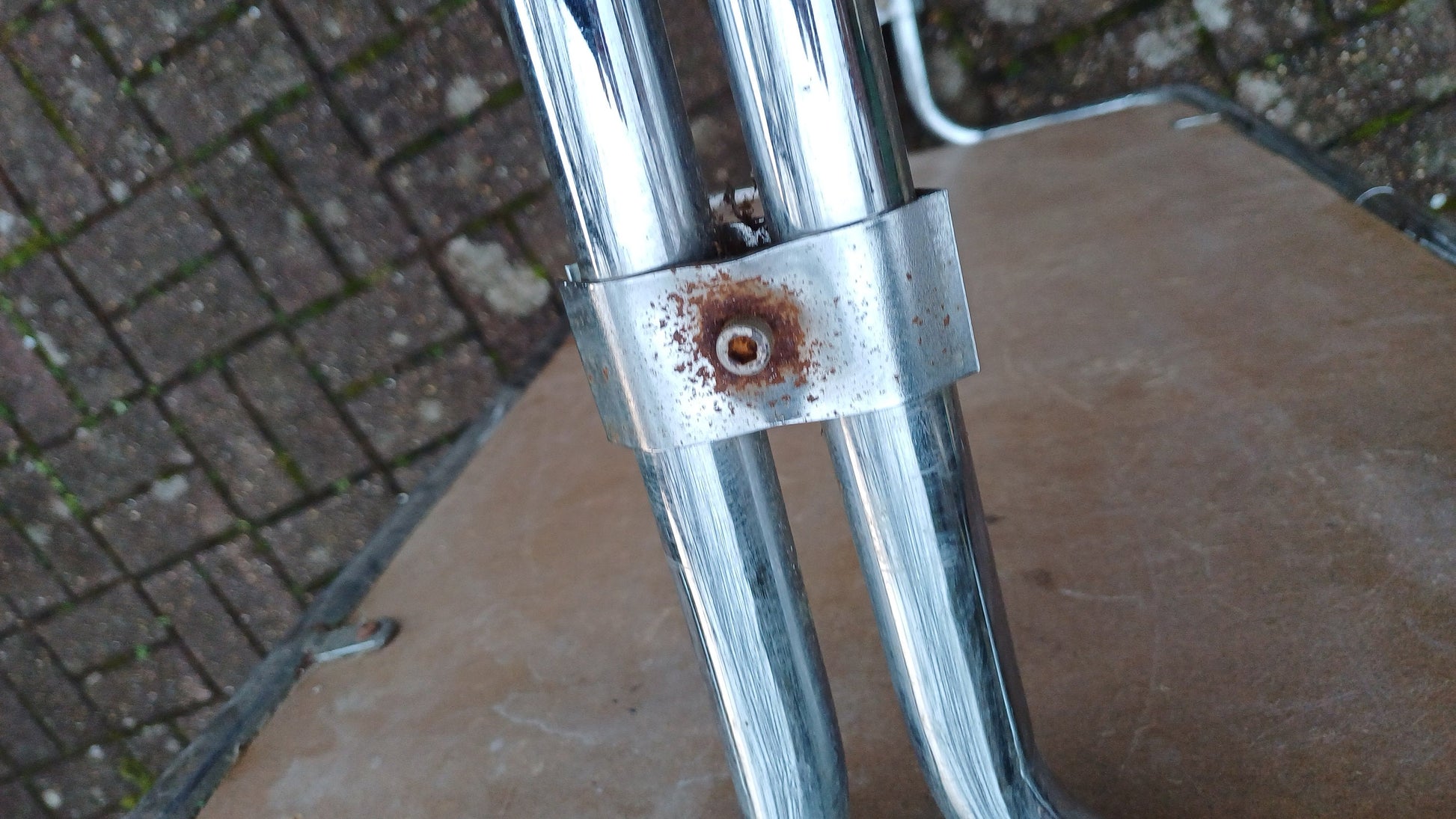 Wow! Zany Superb Vintage Retro 70's Chrome Coffee Table.