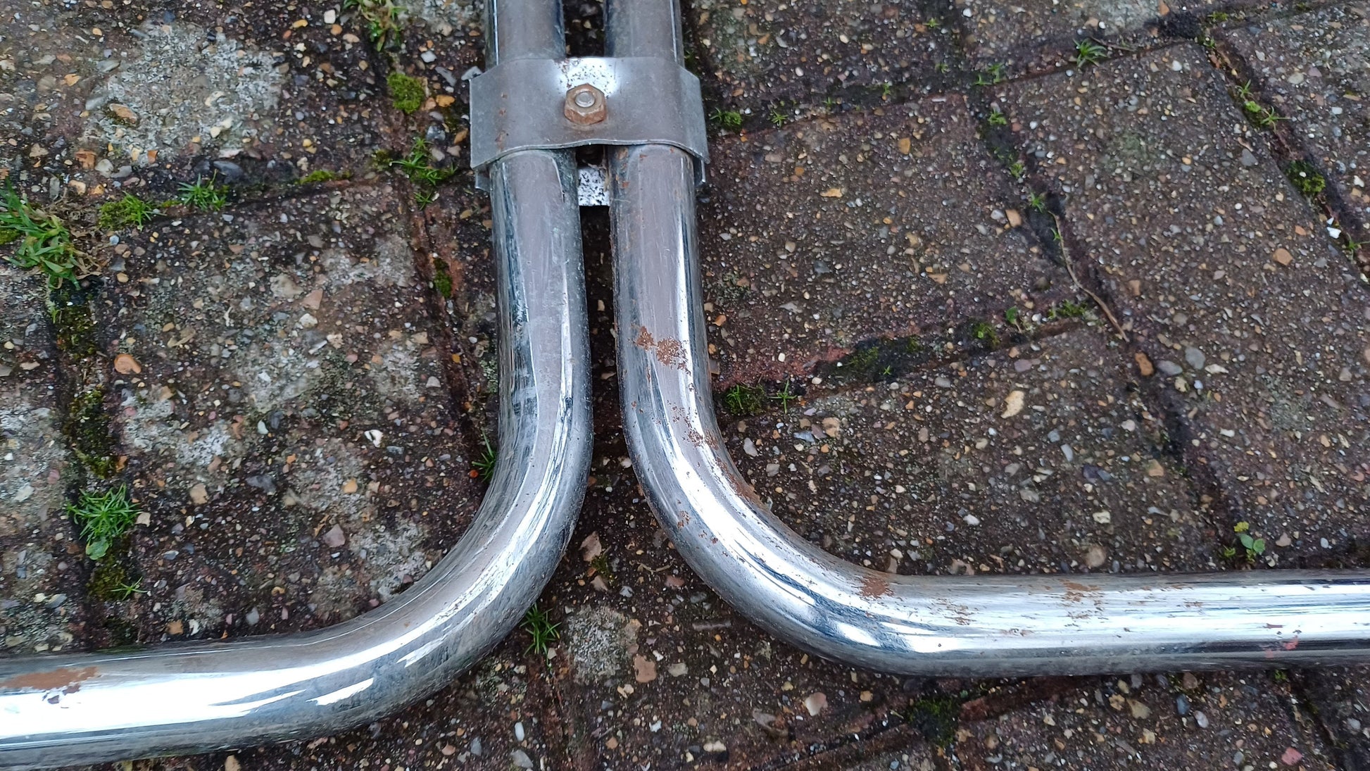 Wow! Zany Superb Vintage Retro 70's Chrome Coffee Table.
