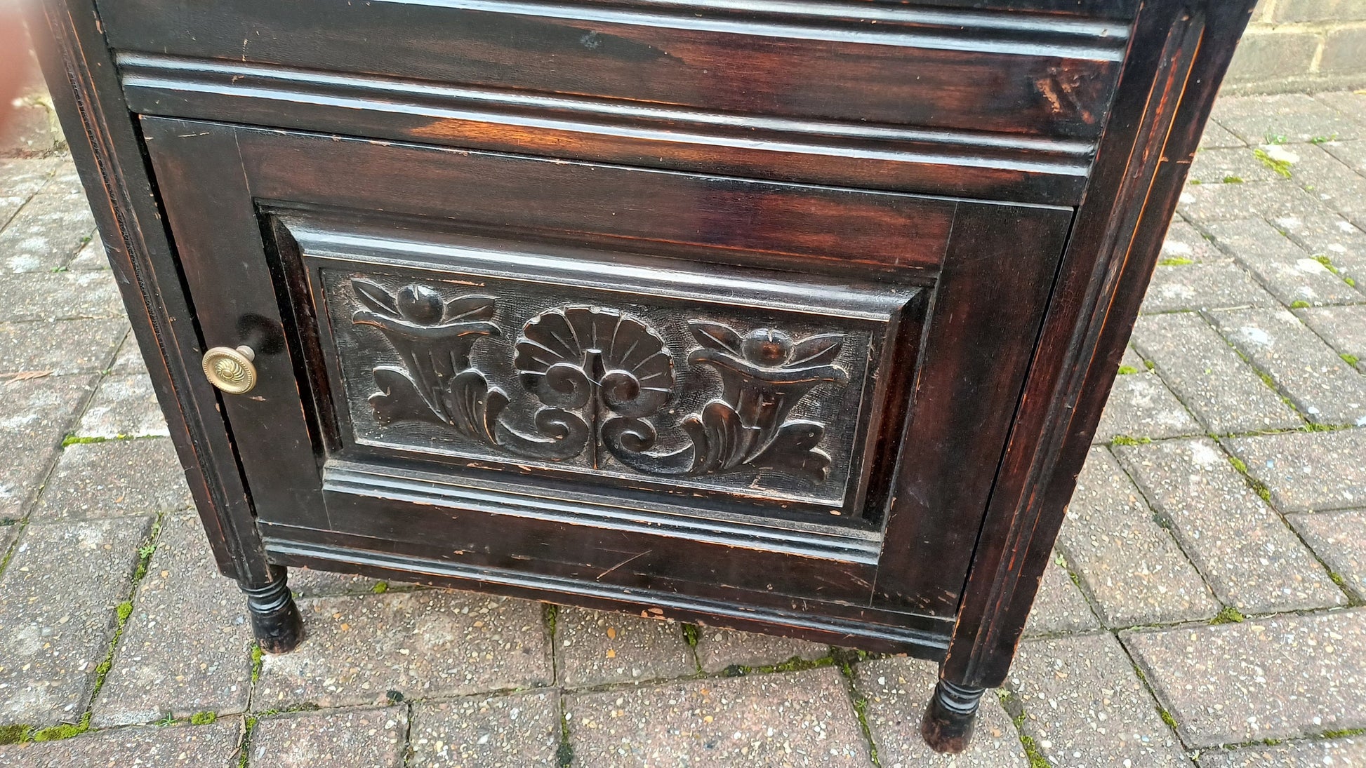 Superb Quality Mahogany Vintage Edwardian Piano Stool Sheet Cupboard and Upper Compartment. Ebonised.