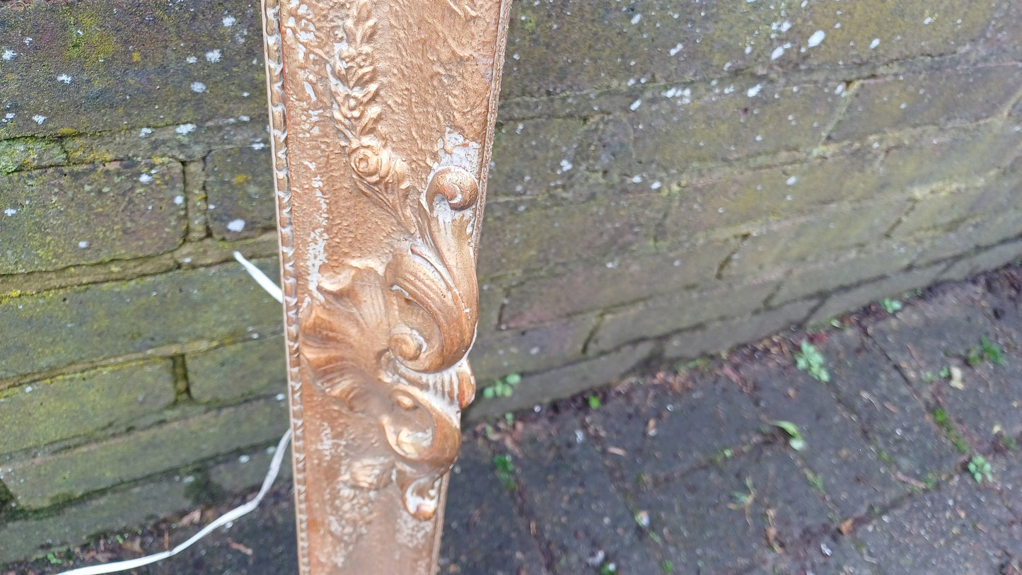 Massive Vintage Gilt Gold Picture Frame Age Worn