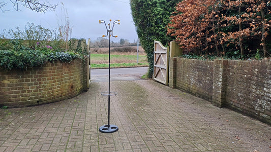 Classic Iron 50s Chic Freestanding Coat Stick Umbrella Stand.
