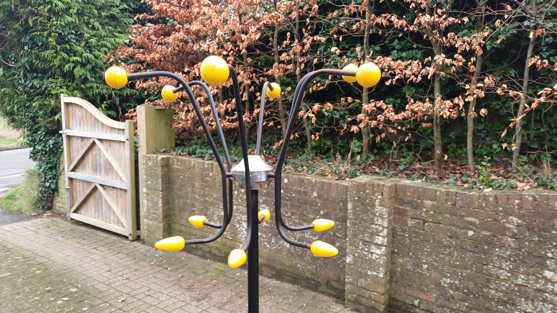 Classic Iron 50s Chic Freestanding Coat Stick Umbrella Stand.