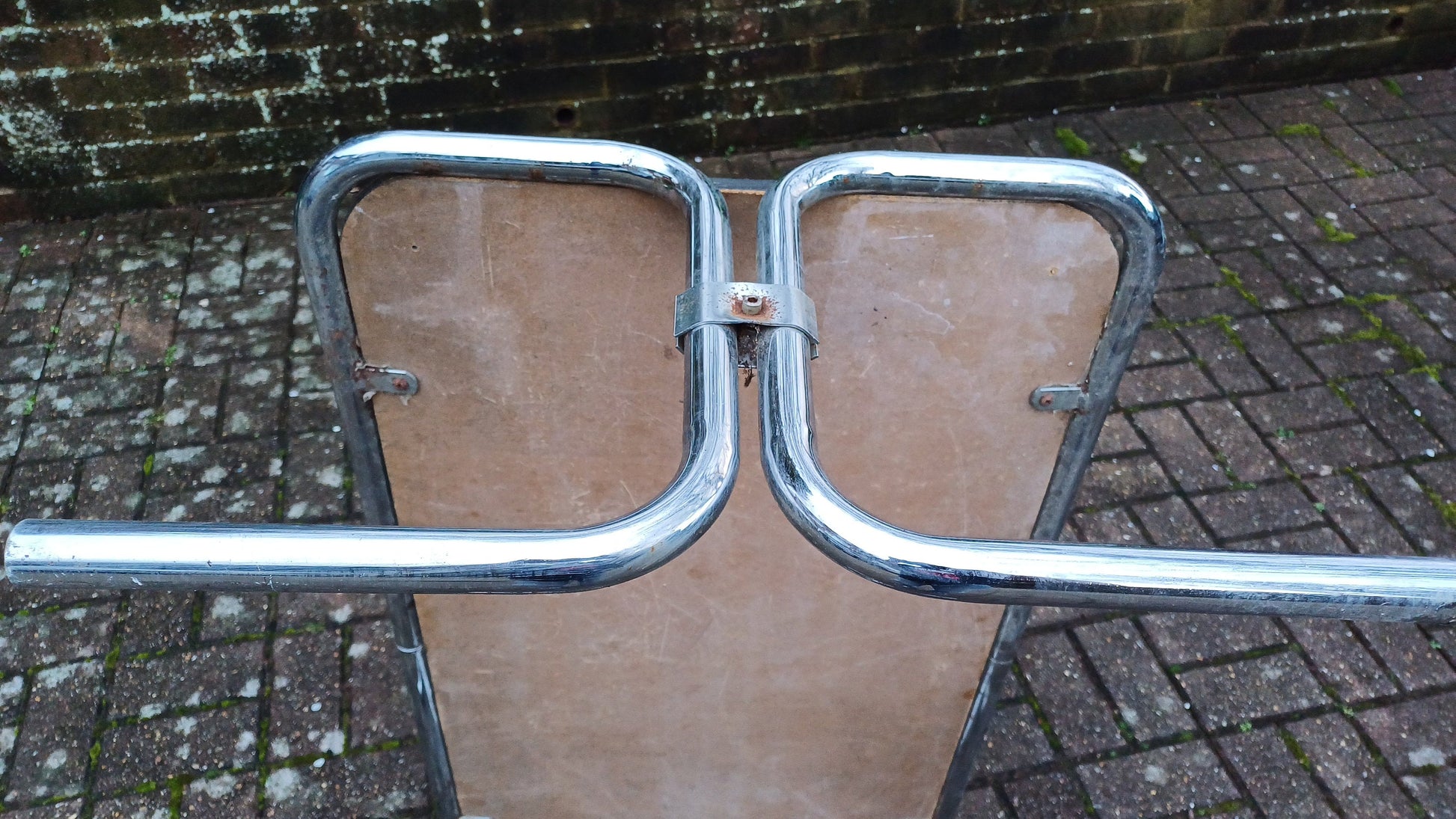 Wow! Zany Superb Vintage Retro 70's Chrome Coffee Table.