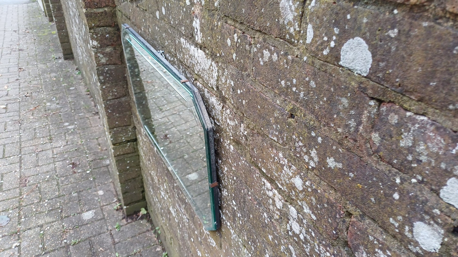 Vintage Retro Frameless Art Deco Wall Mirror Inner Bevelled Decoration