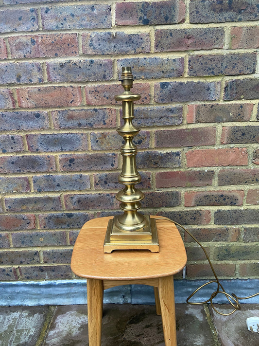 very tallbrass shiny lamp