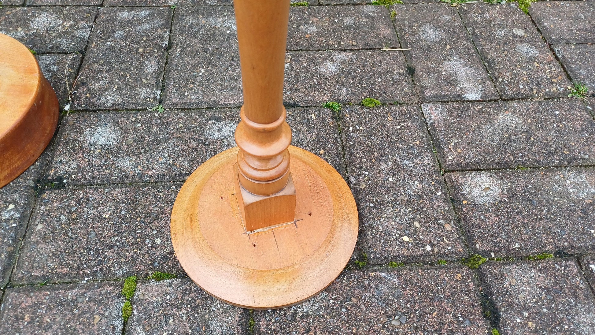 Pair Vintage Wooden Edwardian Upcycled Plant Holders. Upcycled from an Edwardian Sideboard