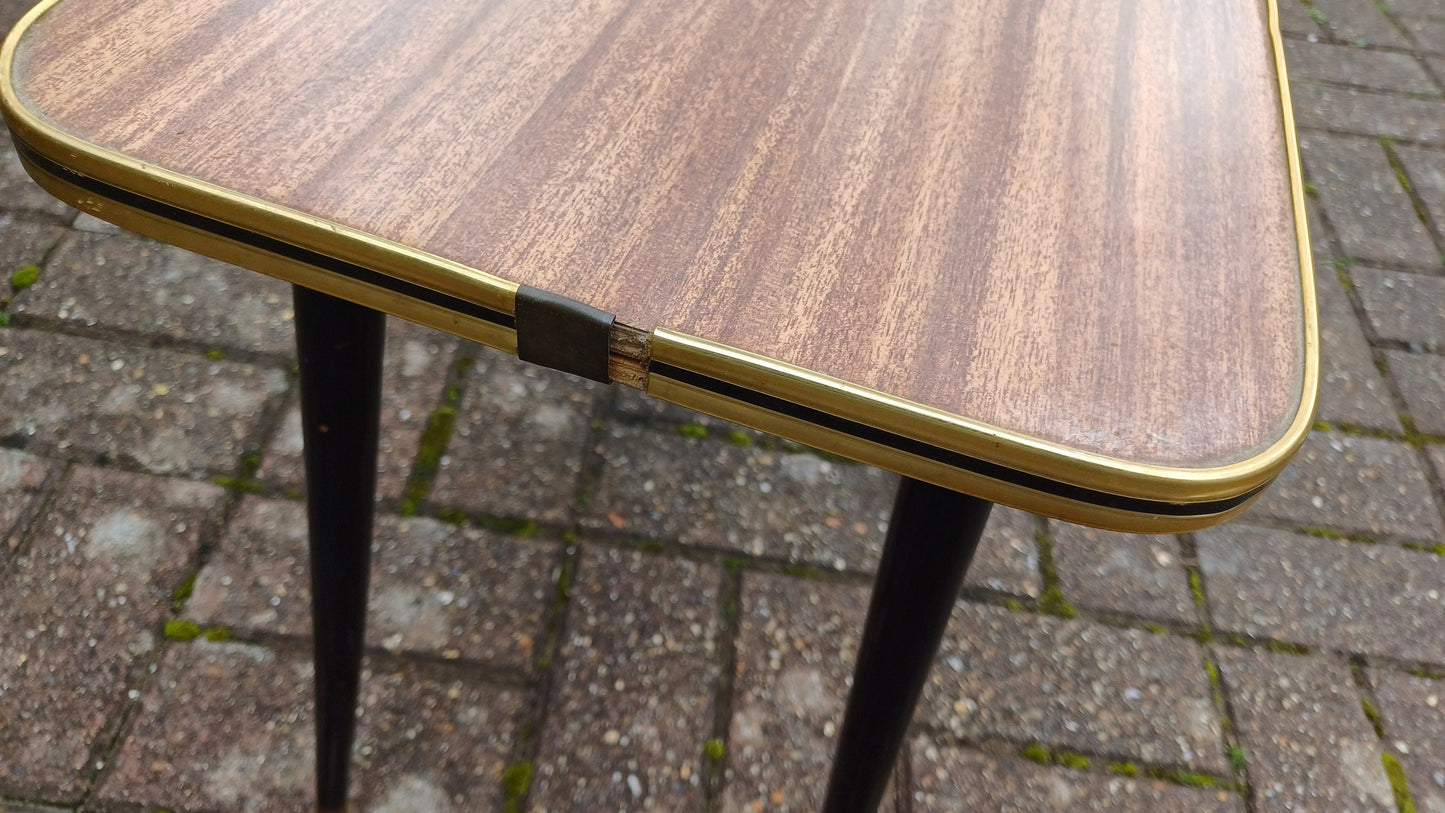 Classic Vintage Retro Coffee Table Melamine Top and Atomic Legs Made by ‘Newiste’ Manchester