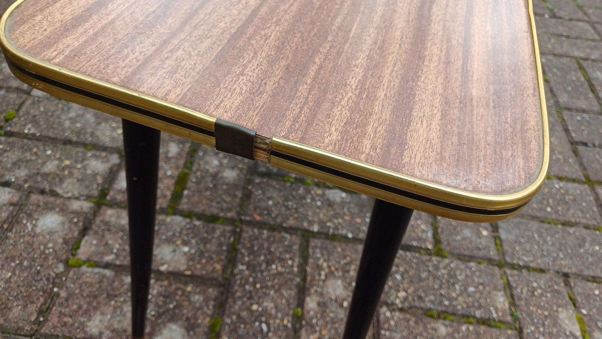 Classic Vintage Retro Coffee Table Melamine Top and Atomic Legs Made by ‘Newiste’ Manchester