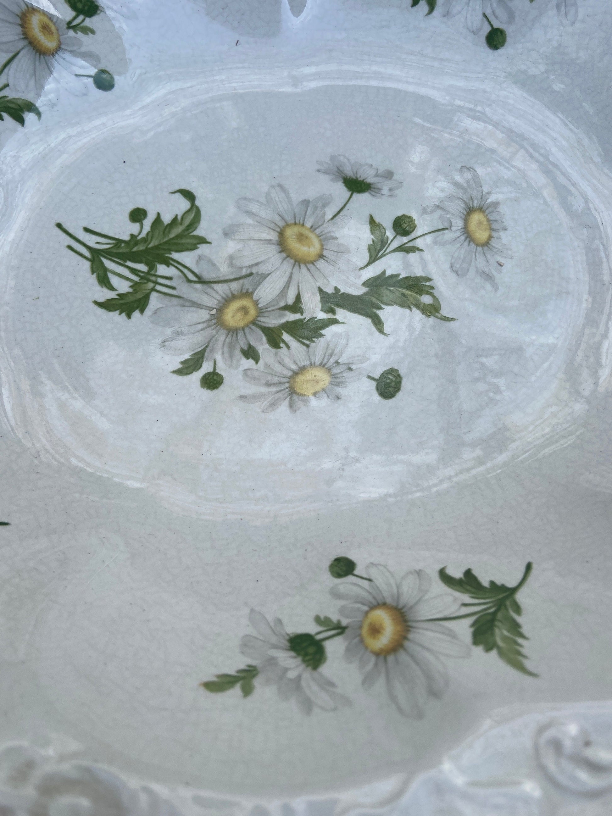 Vintage Daisy Old Foley Jug and Basin set from 1970s, Made in England, Smaller Size