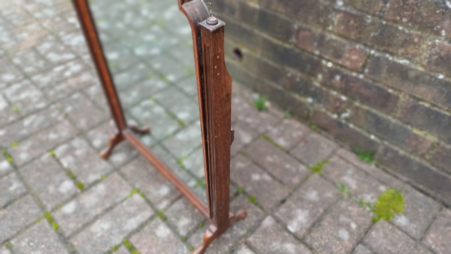 Stunning Large Vintage Mahogany Swing Dressing Table Mirror