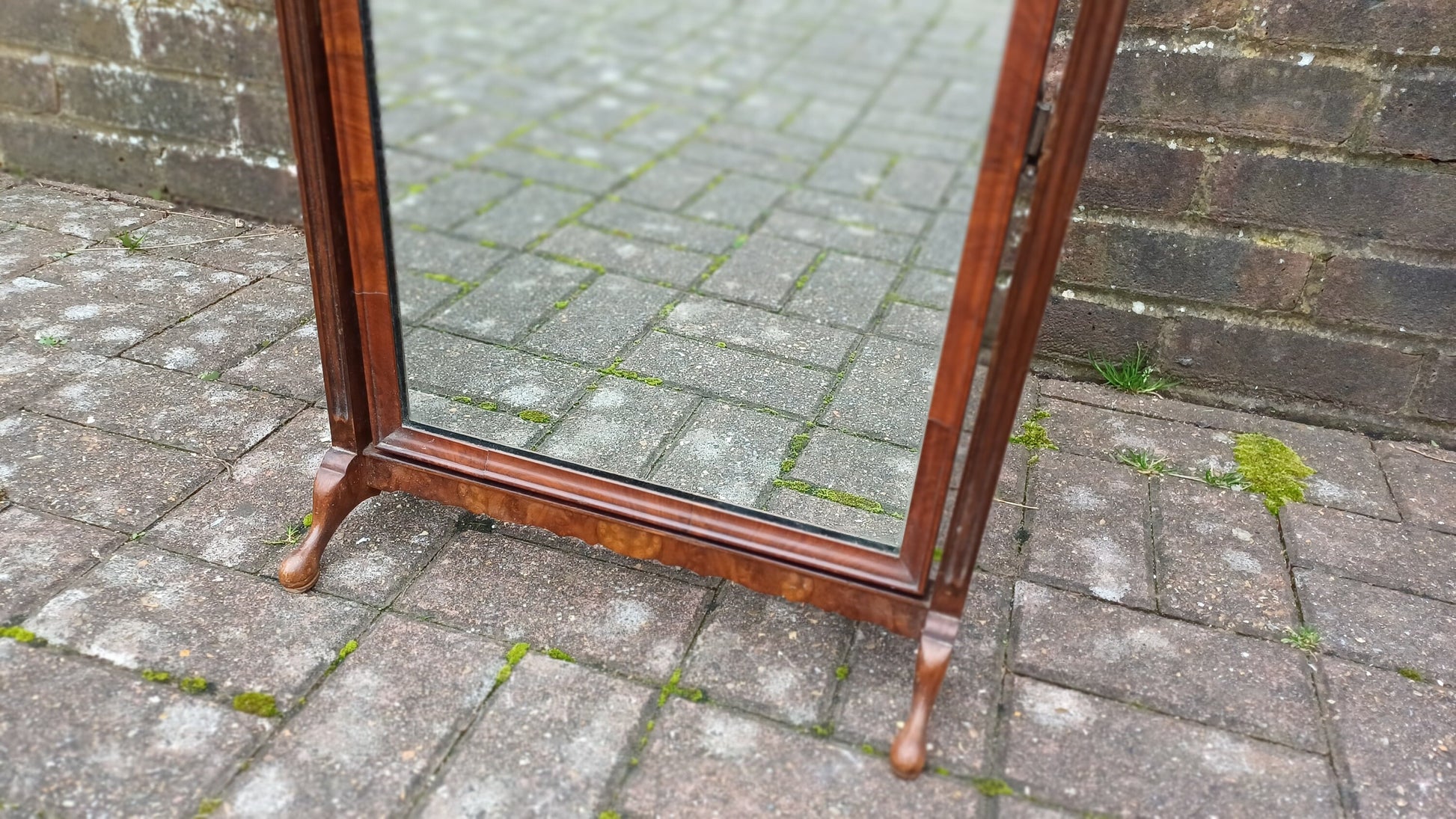 Stunning Large Vintage Mahogany Swing Dressing Table Mirror