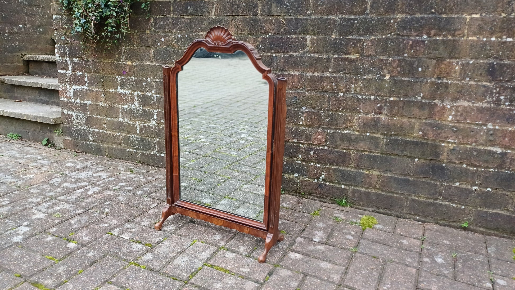 Stunning Large Vintage Mahogany Swing Dressing Table Mirror