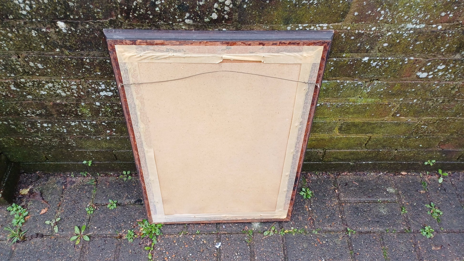 Vintage Military Print 50th (Queens Own) Regiment 1850. Glazed Oak Frame. E Walker Lithograph.