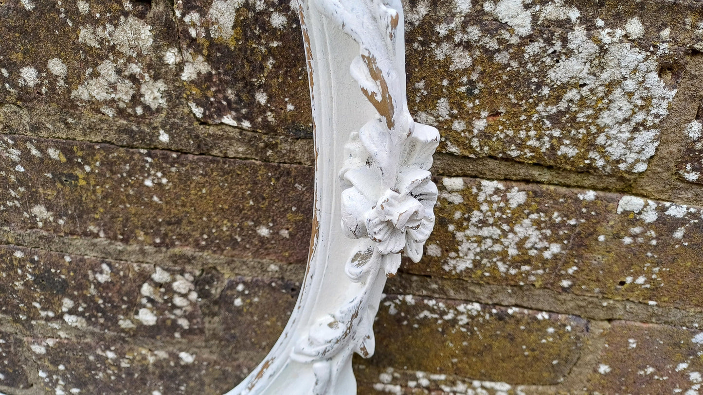Vintage Painted Ornate Chunky 60s 70s Picture Display Frame Farrow and Ball Gold Highlights