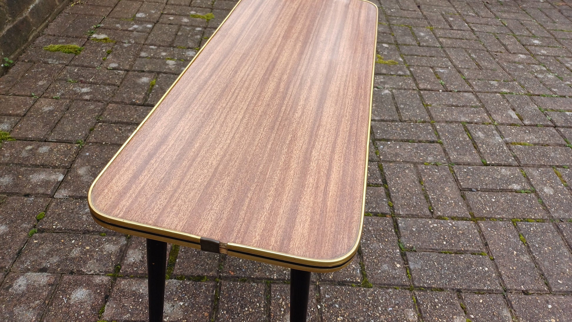 Classic Vintage Retro Coffee Table Melamine Top and Atomic Legs Made by ‘Newiste’ Manchester