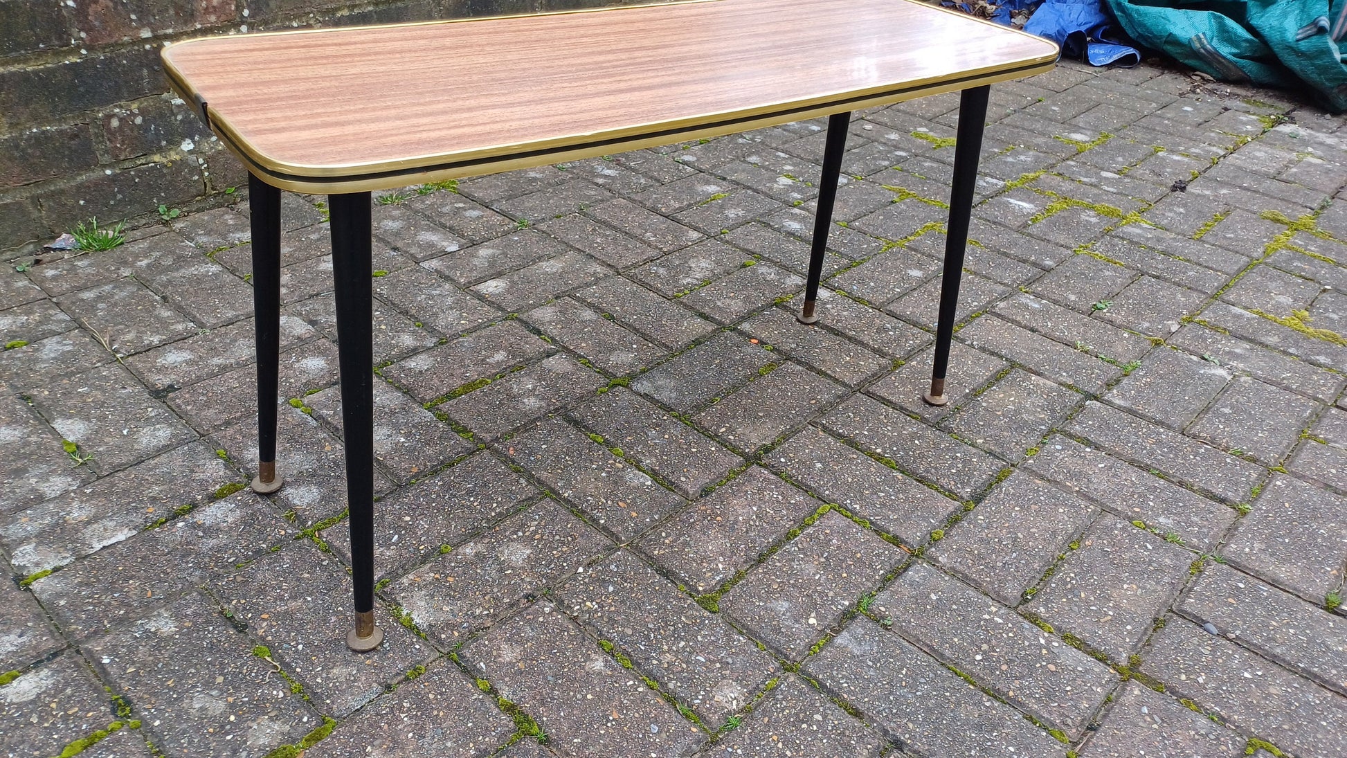 Classic Vintage Retro Coffee Table Melamine Top and Atomic Legs Made by ‘Newiste’ Manchester