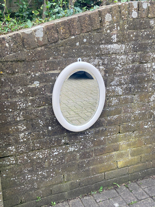 medium size shabby chic painted mirror