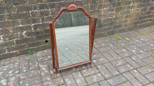 Stunning Large Vintage Mahogany Swing Dressing Table Mirror
