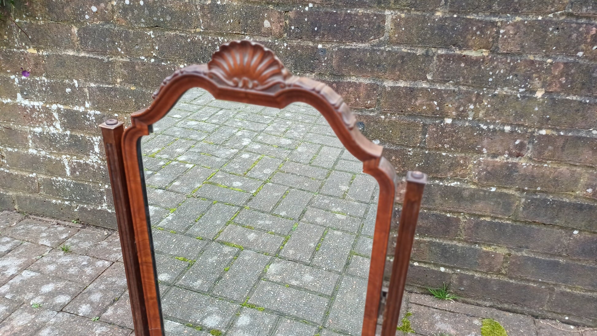 Stunning Large Vintage Mahogany Swing Dressing Table Mirror