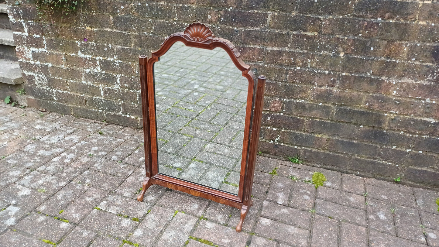 Stunning Large Vintage Mahogany Swing Dressing Table Mirror