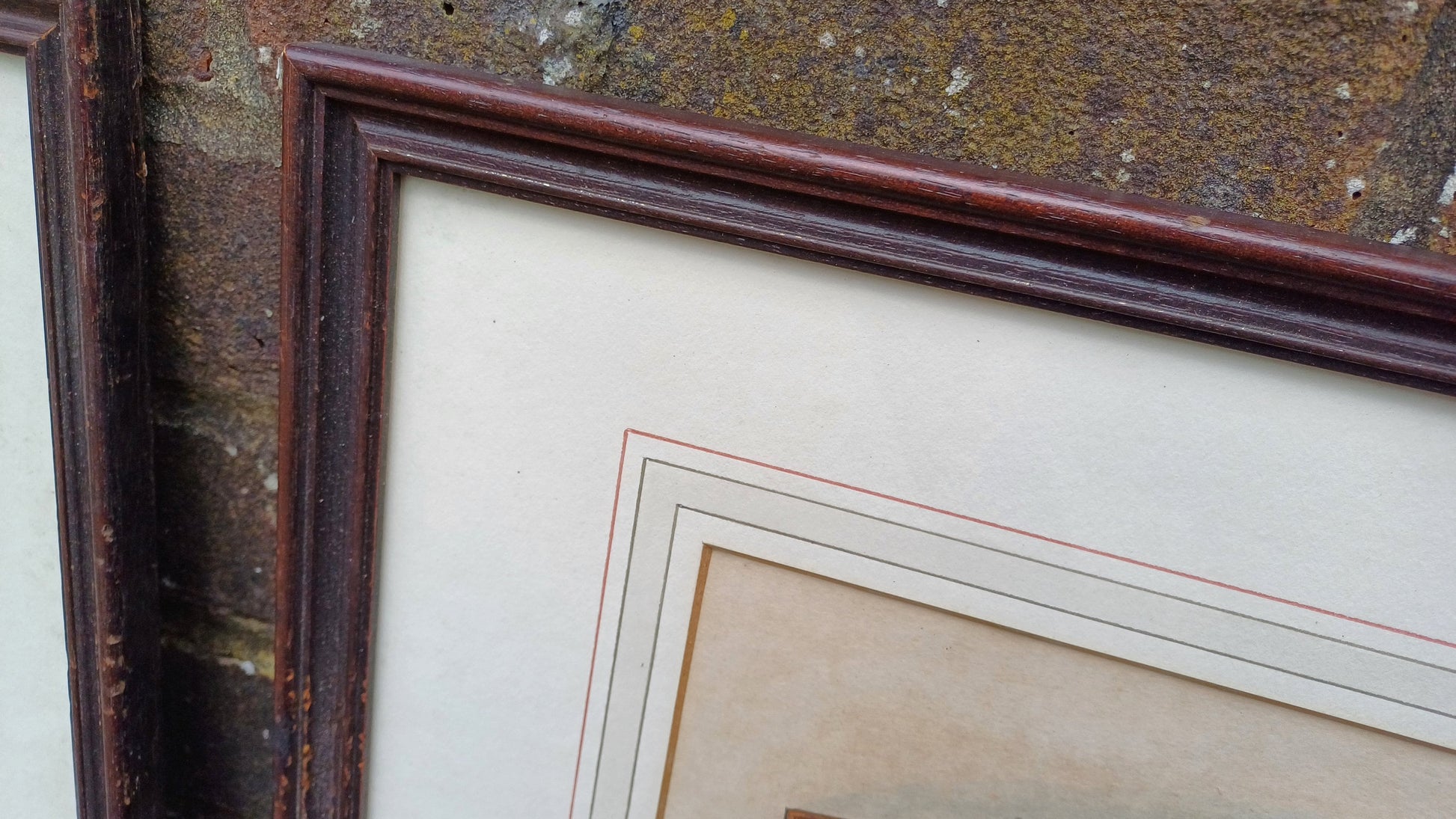 Lovely Pair of 60s 70s Vintage Cartoon Prints Stagecoach Horses Dickens Scenes CB Newhouse Wooden Frames Horse and Carriage.