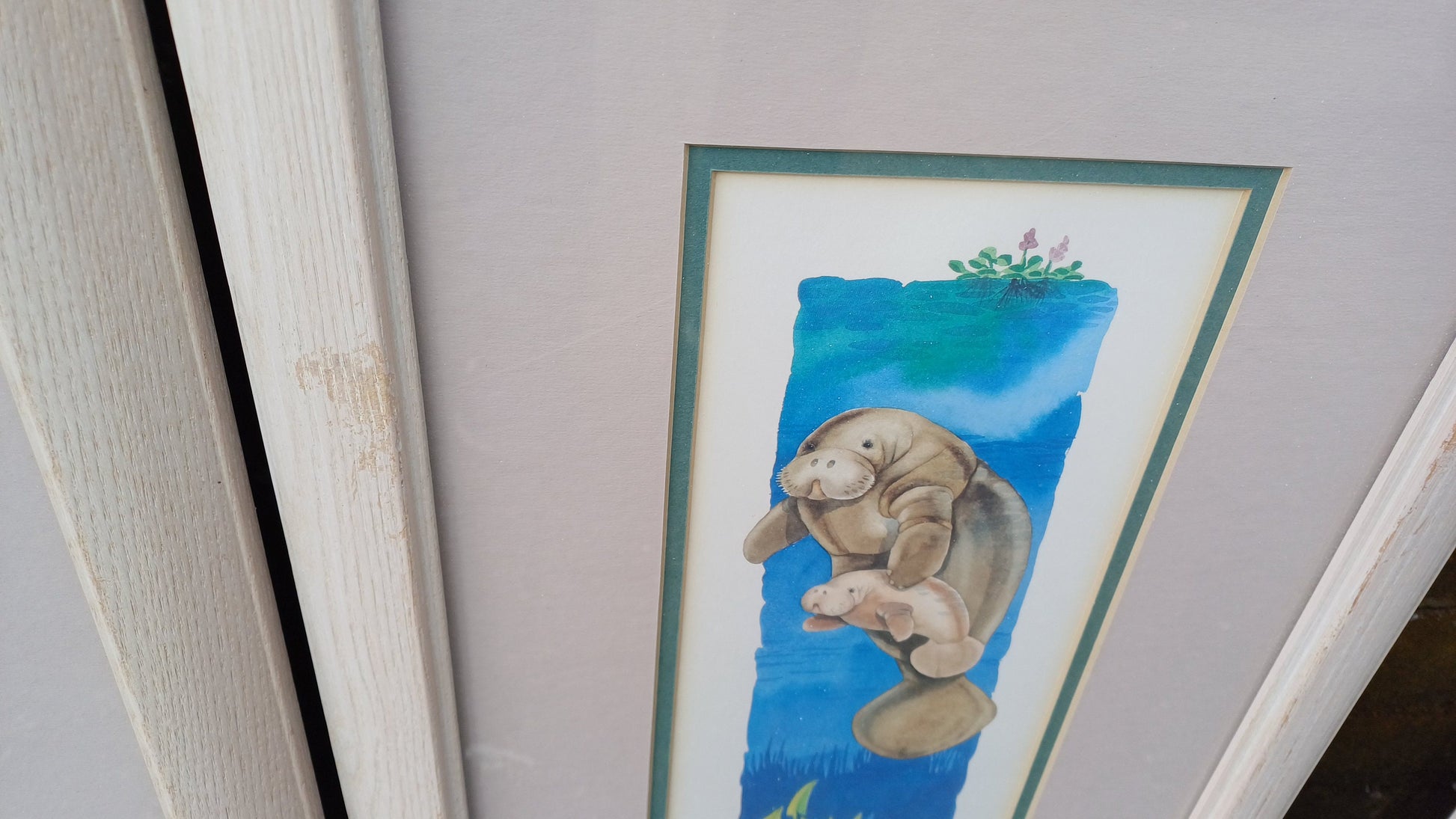 4 Sea Nautical Prints Sailing Seals 2 Pairs Wooden Frames. Paul Brent.