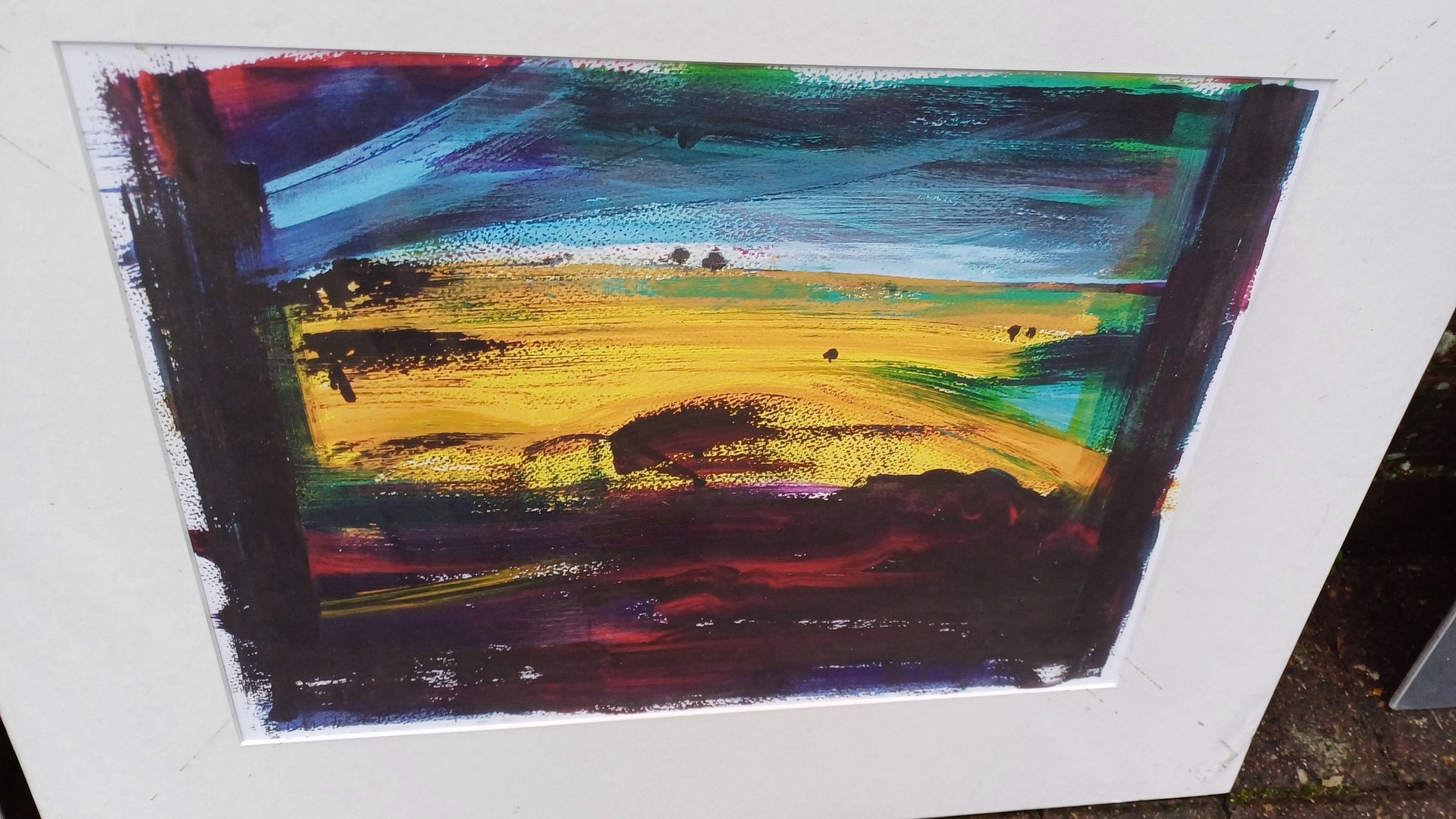 Signed Prints by Dorothea Huntrods x 4 - Kew, Riding into Tuscany, Hampton Court - Giclee prints, mounted ready to frame