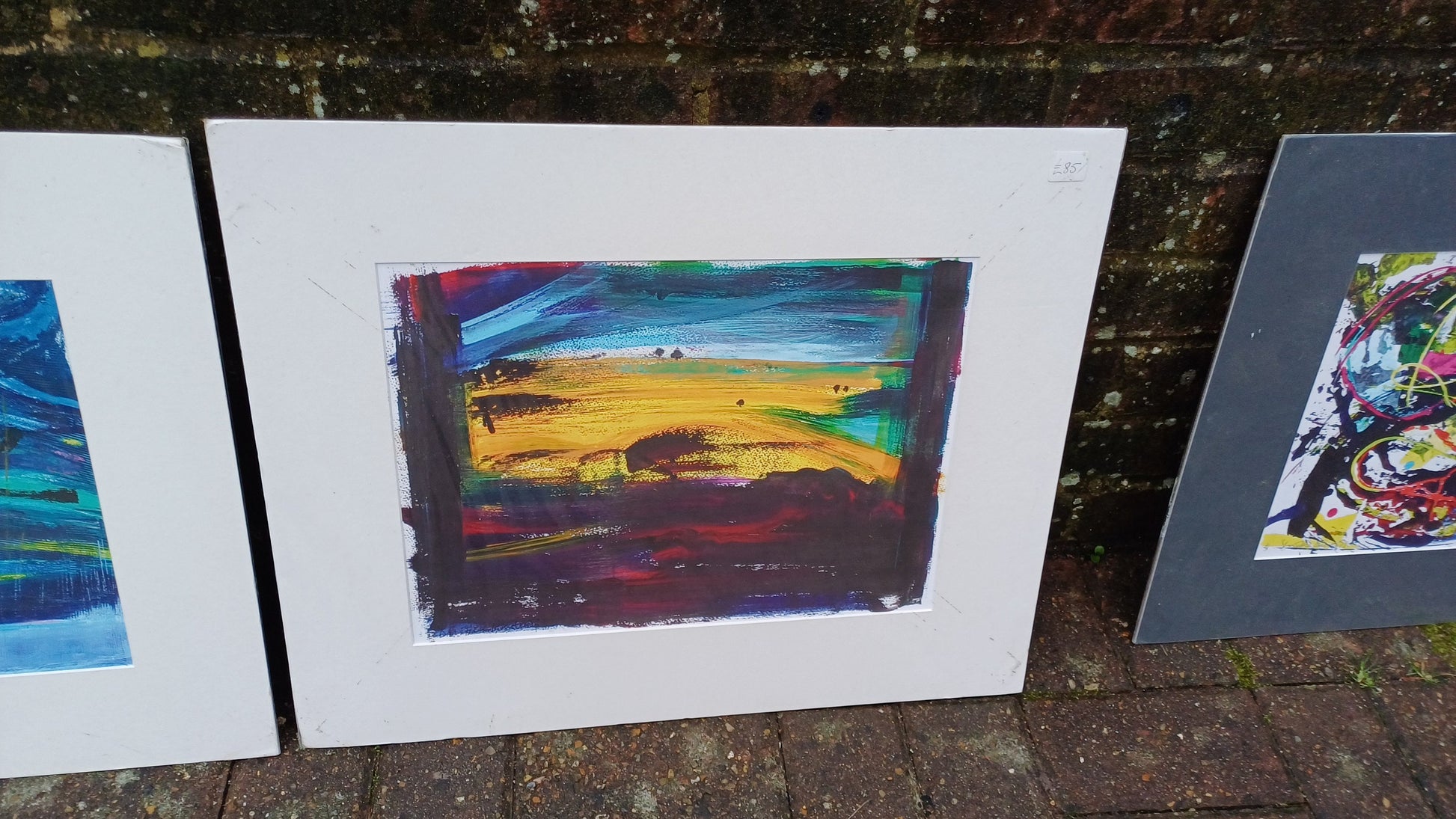 Signed Prints by Dorothea Huntrods x 4 - Kew, Riding into Tuscany, Hampton Court - Giclee prints, mounted ready to frame