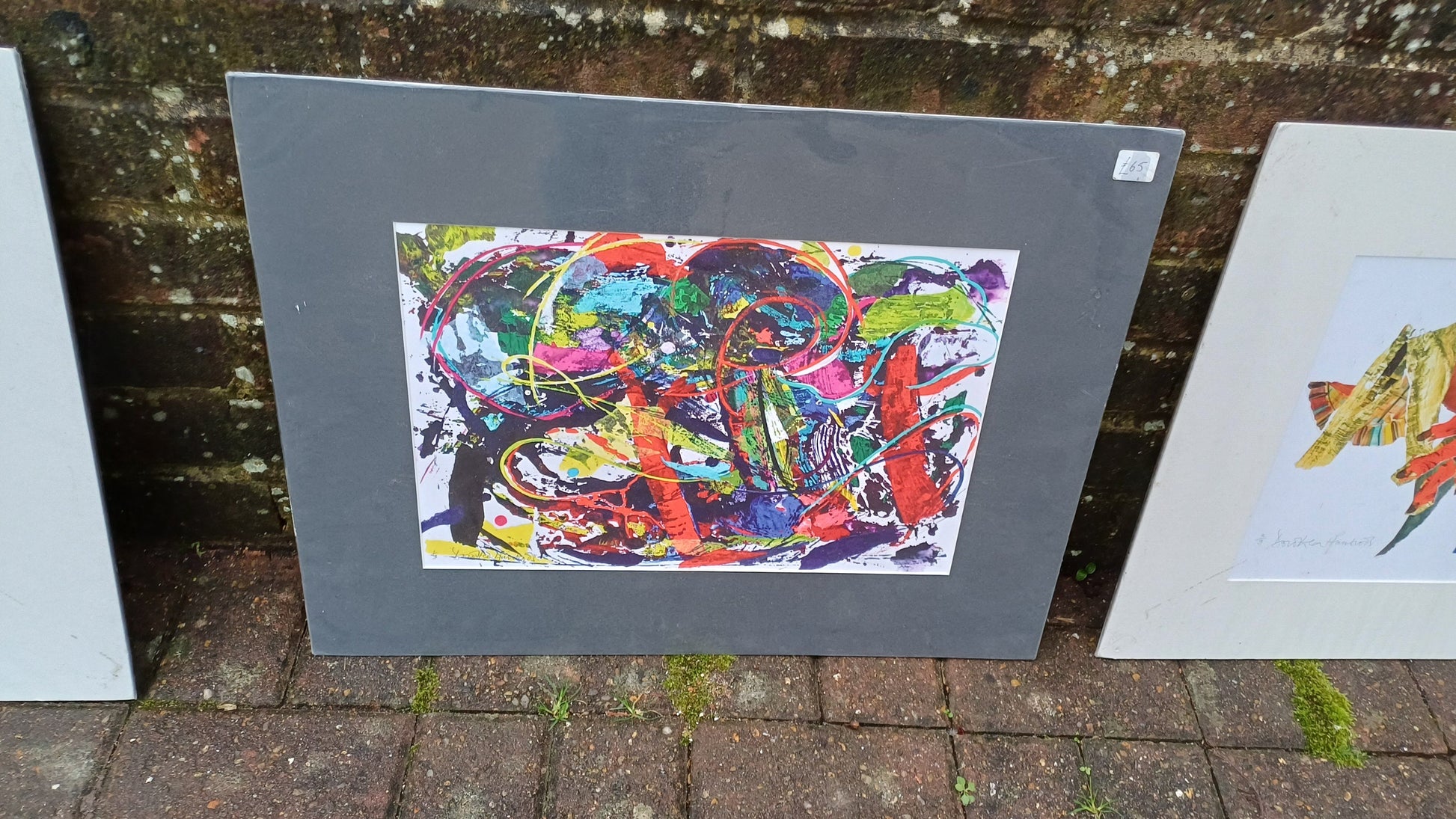Signed Prints by Dorothea Huntrods x 4 - Kew, Riding into Tuscany, Hampton Court - Giclee prints, mounted ready to frame