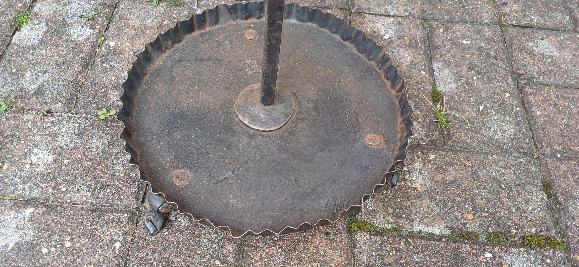 Superb Vintage Iron Stick or Umbrella Stand. Black.