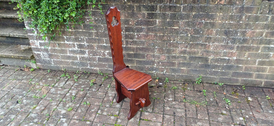 Quality Vintage 60s Spinning Chair Stool Solid Mahogany Very Sturdy.