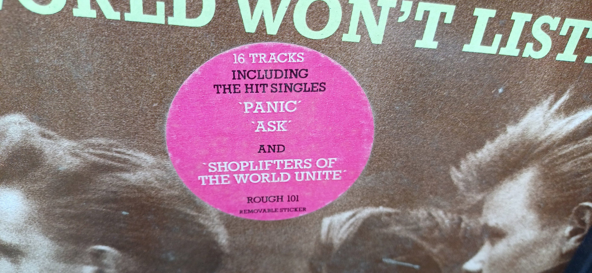 The Smiths The World Won't Listen Genuine Original Framed Glazed Album Cover Pop Art Memorabilia.