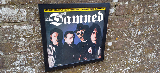 The Best of the Damned Genuine Original Framed Glazed Album Cover Pop Art Memorabilia.