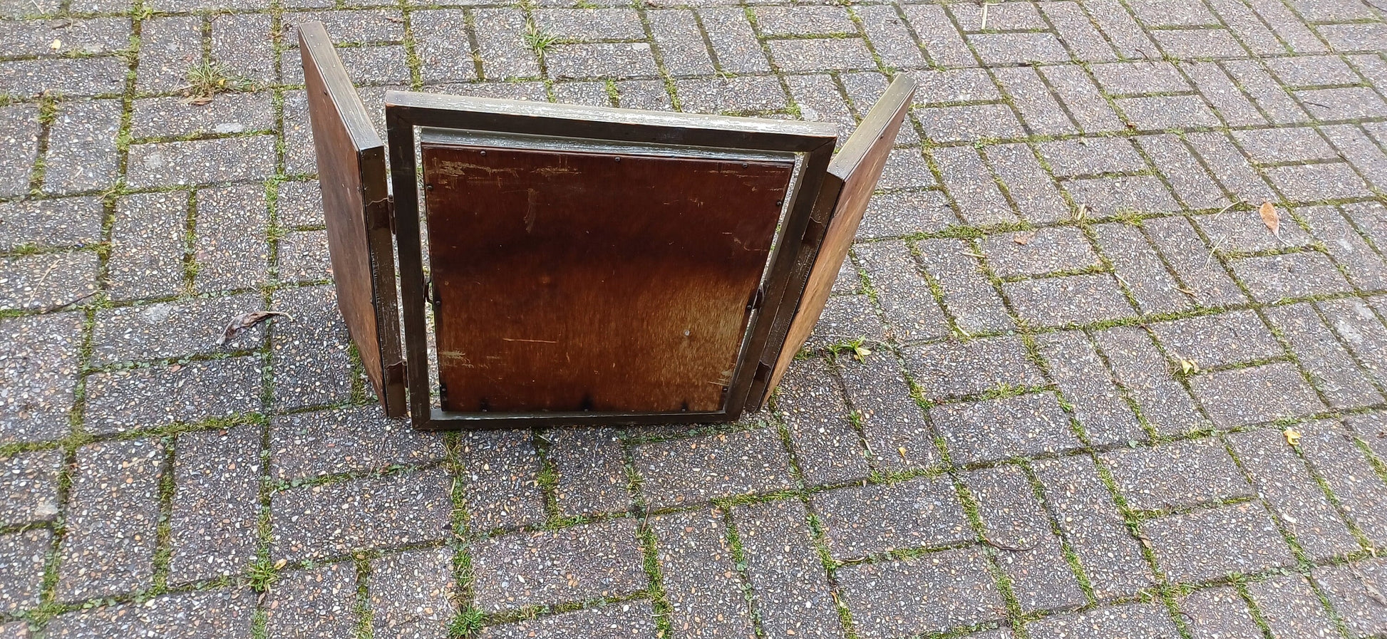 Vintage Gold Gilt 1960s Dressing Table Triple Mirror Adjustable
