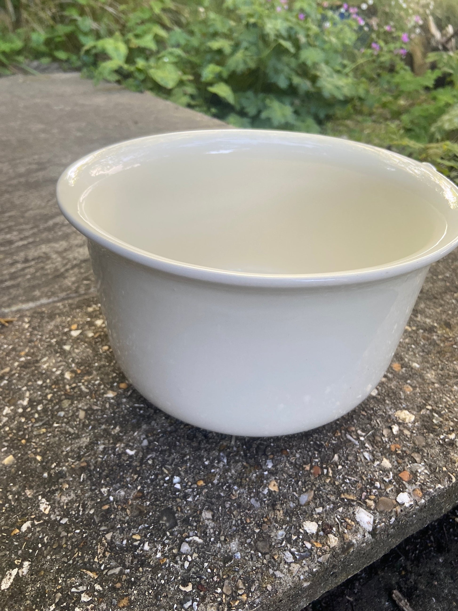Vintage Chamber Pot, Indoor Planter, Po! Potty, antique pot, china plant pot, ceramic potty, indoor planter 1920s 30s