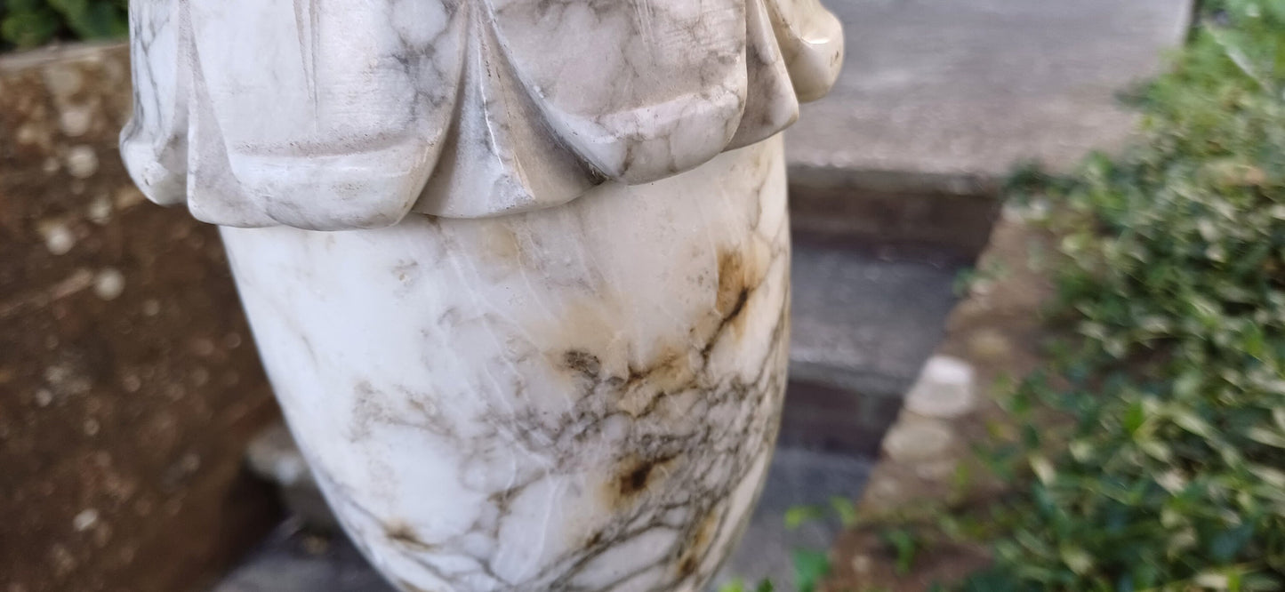 Huge Impressive Marble 1960s Table Lamp