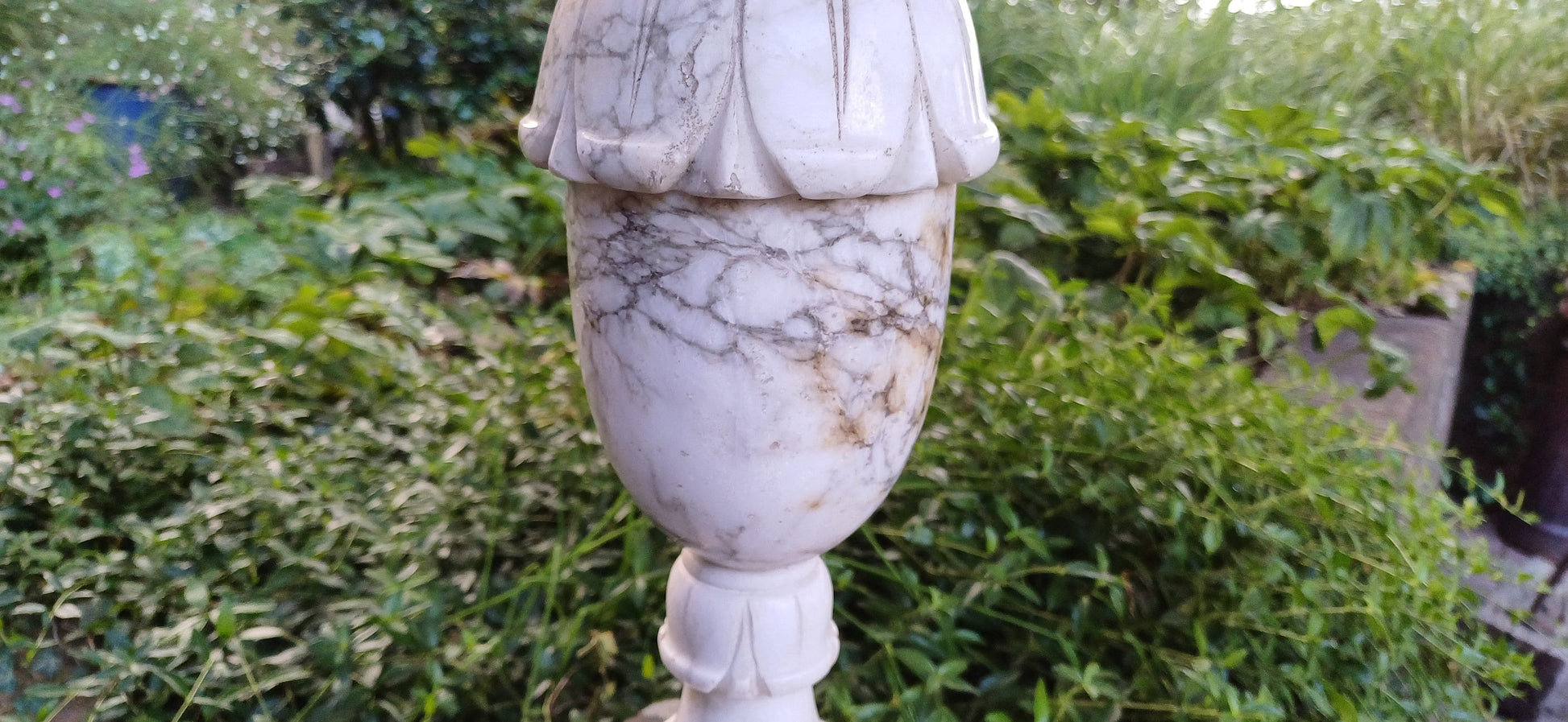 Huge Impressive Marble 1960s Table Lamp