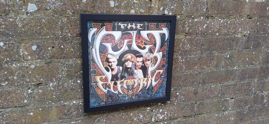 The Cult Electric LP Genuine Original Framed Glazed Album Cover Pop Art Memorabilia.