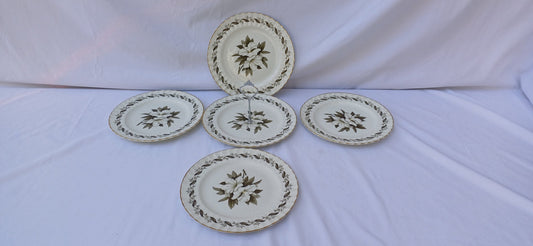 Vintage Royal Worcester Bernina Sandwich Cake Set with Tiered Cake Plate. Tea Party!