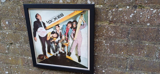 The Dickies The Incredible Shrinking Genuine Original Framed Glazed Album Cover Pop Art Memorabilia.