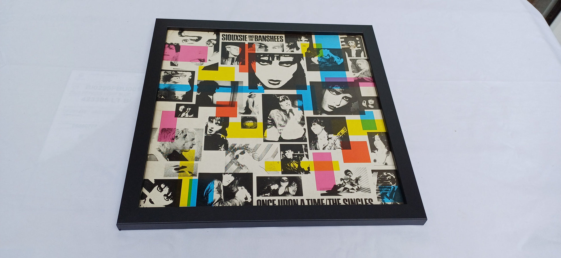 Siouxsie and the Banshees Greatest Hits Genuine Original Framed Glazed Album Cover Pop Art Memorabilia.