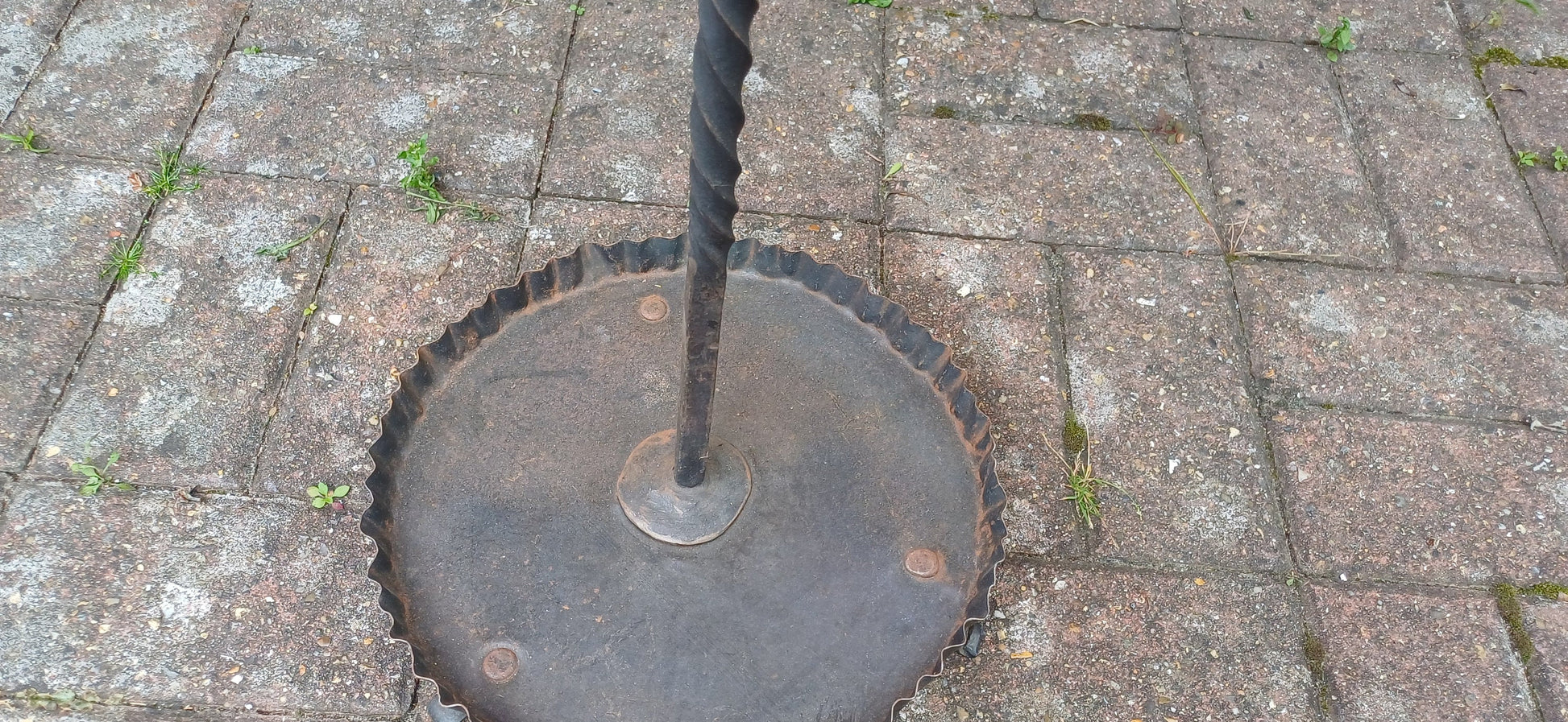 Superb Vintage Iron Stick or Umbrella Stand. Black.