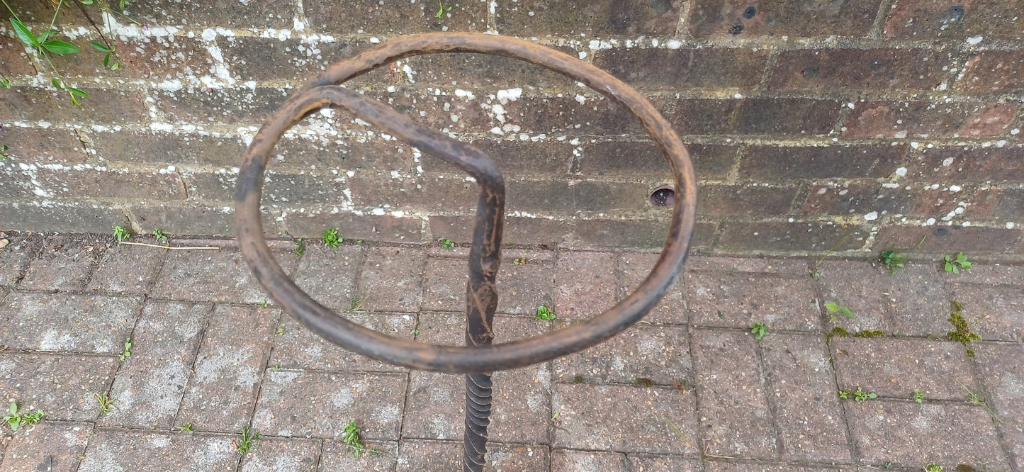 Superb Vintage Iron Stick or Umbrella Stand. Black.