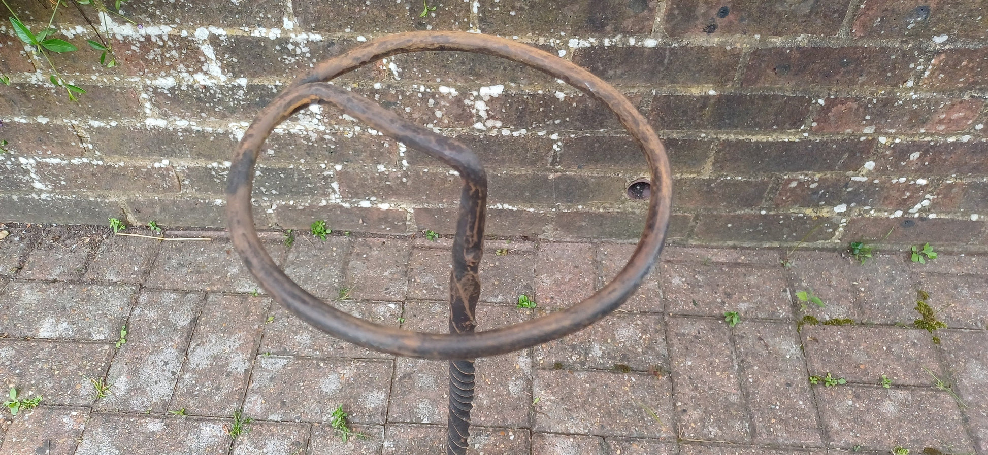 Superb Vintage Iron Stick or Umbrella Stand. Black.