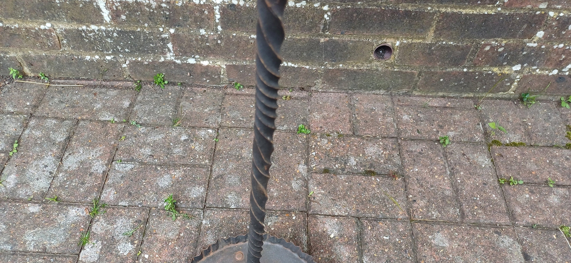 Superb Vintage Iron Stick or Umbrella Stand. Black.