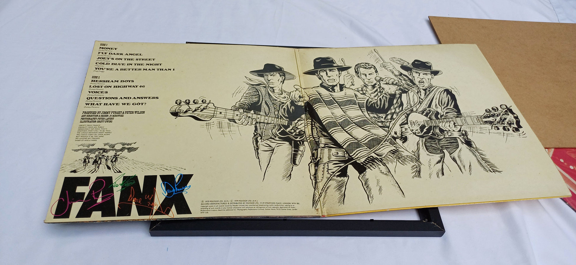 Sham 69 Hersham Boys Genuine Original Framed Glazed Album Cover Pop Art Memorabilia.