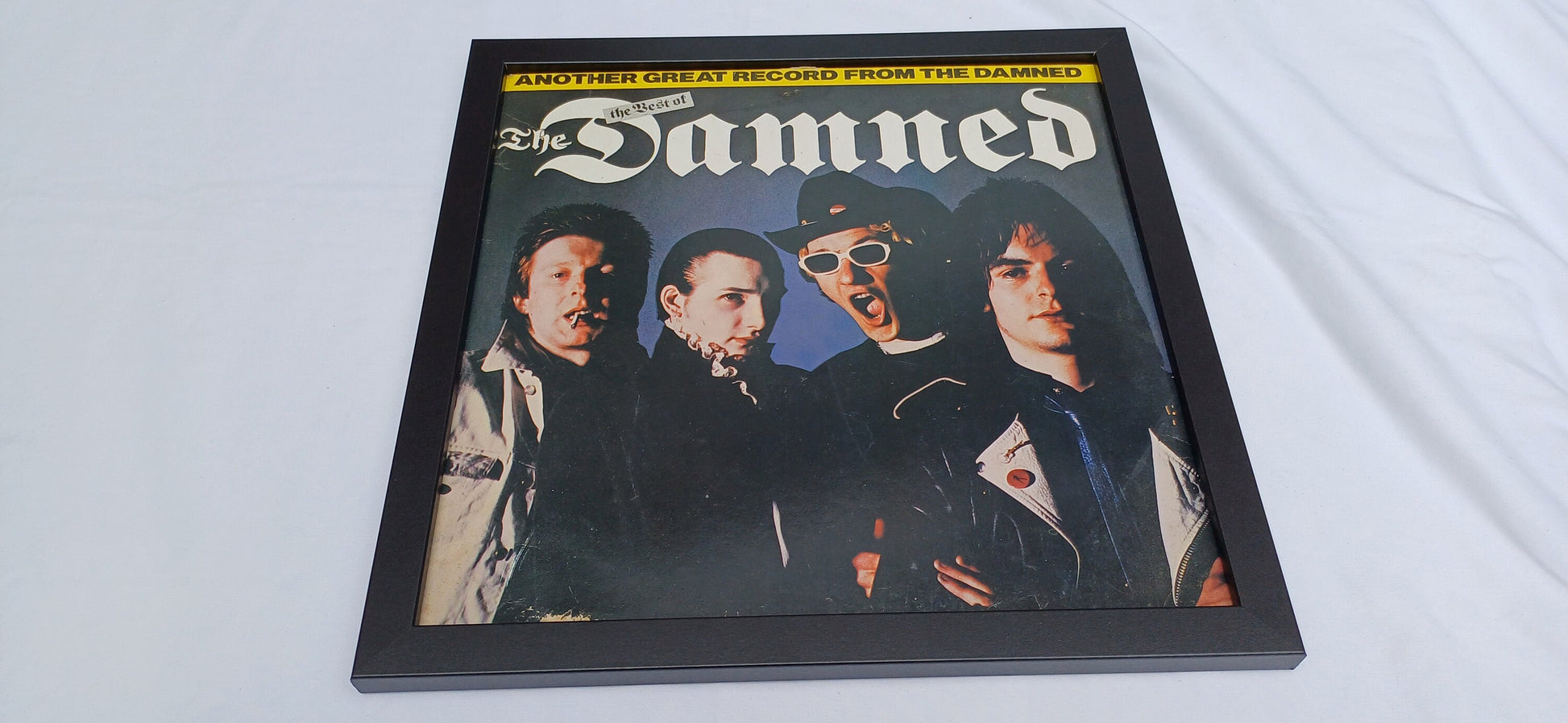 The Best of the Damned Genuine Original Framed Glazed Album Cover Pop Art Memorabilia.
